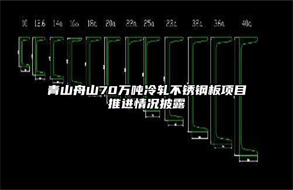 青山舟山70万吨冷轧不锈钢板项目推进情况披露